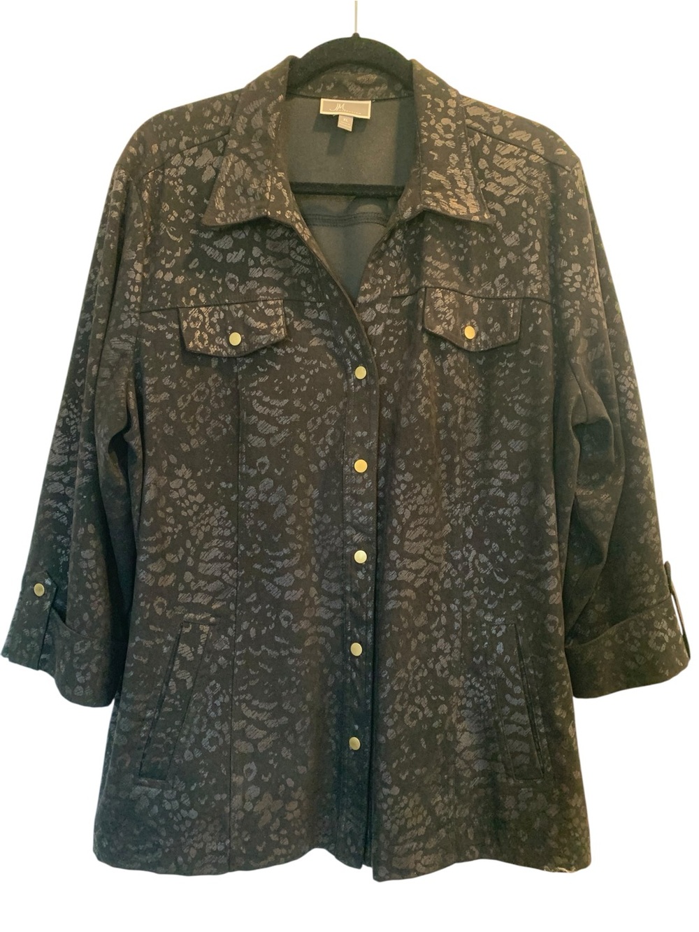 Women’s Western Brown Suede-like Blazer * XL